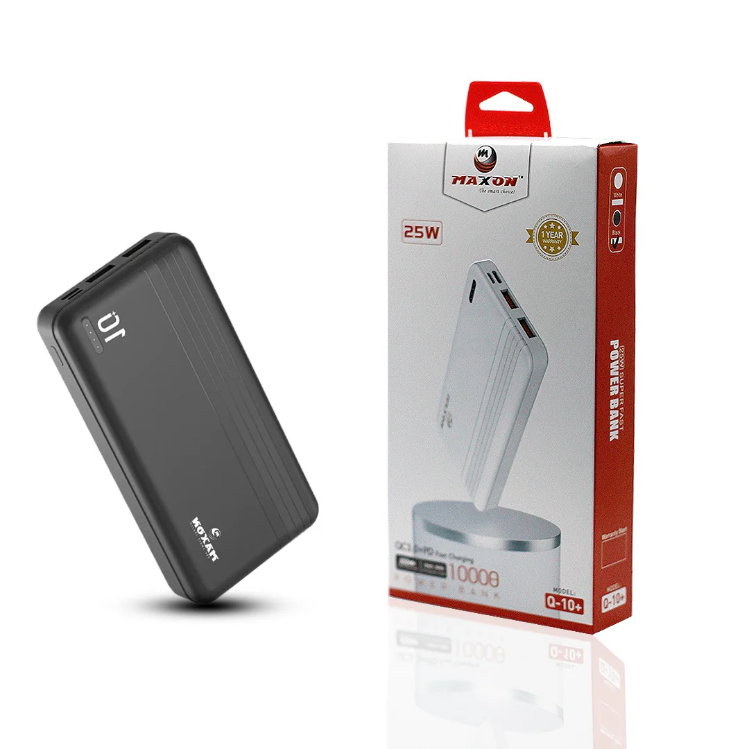 Maxon Q-10+ Powerbank 10,000mAH