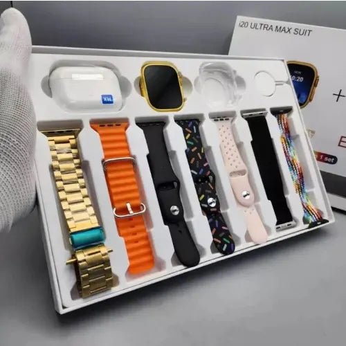 i20 Ultra Max Suit Smart watch with Airpods